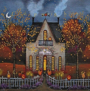 Folk Art Primitive Halloween Decor by Deborah Gregg
